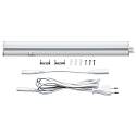 Paulmann LED Lichtleiste / Unterbauleuchte BOND, 230V, Alu / satiniert, durchverdrahtet, 31.8cm, 5W 4000K 370lm Paulmann LED Lichtleiste / Unterbauleuchte BOND, 230V, Alu / satiniert, durchverdrahtet, 31.8cm, 5W 4000K 370lm