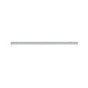 LED Lichtleiste / Unterbauleuchte BOND, 230V, Alu / satiniert, durchverdrahtet, 114.6cm, 15W 4000K 1200lm