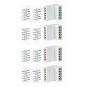 Paulmann Accessories for MAX LED STRIPE Corner connector, set of 4, white, incl. 8 plug connectors