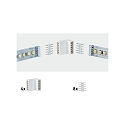 Paulmann Accessories for MAX LED STRIPE Corner connector, set of 4, white, incl. 8 plug connectors