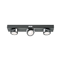 LED Batterie-Unterbauleuchte ROTATE, 3er Spot, dreh- und schwenkbar, 3000K, 6x 1.5V (AAA), anthrazit, dimmbar