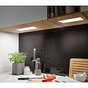 LED Unterschrank-Panel ACE, 10 x 30cm, 7.5W 2700K 580lm, Weiß , Basisset mit Touch-Dimmschalter