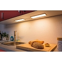 LED Unterschrank-Panel ACE, 10 x 30cm, 7.5W 2700K 580lm, Weiß , Basisset mit Touch-Dimmschalter