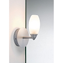 Paulmann Paulmann Wall luminaire Carina IP44 1 flame chrome matt, excl. lamp, max. 28W G9