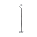 Paulmann Lampada da terra RAMOS LED su / gi, con ottica a lente, Cromo, Bianco opaco dimmerabile
