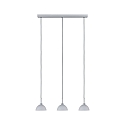 Paulmann Luci a sospesione PARANA 3-Lampadine GU10 IP20, Cromo opaco, Bianco dimmerabile