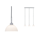 Paulmann Luci a sospesione PARANA 3-Lampadine GU10 IP20, Cromo opaco, Bianco dimmerabile