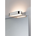 Paulmann LED Wandleuchte AGENA, IP44, UP/Down, indirekt, 20W 2700K 1800lm, Chrom/Wei matt, dimmbar