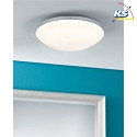 Applique et plafonnier LEONIS LED rond, cambré IP44