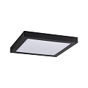 LED Aufbau-Panel ABIA, Eckig, 30x30cm, IP20, 230V, 22W 2700K 2200lm, Kunststoff, Schwarz matt