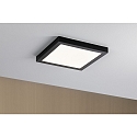 LED Aufbau-Panel ABIA, Eckig, 30x30cm, IP20, 230V, 22W 2700K 2200lm, Kunststoff, Schwarz matt