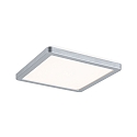 LED Panel ATRIA, 19x19cm, 230V, 11.2W 3000K 900lm, Kunststoff, Chrom matt