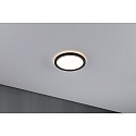 LED Panel ATRIA,  19cm, 230V, 11.2W 3000K 850lm, Kunststoff, Schwarz