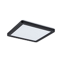 LED Panel ATRIA, 19x19cm, 230V, 11.2W 3000K 900lm, Kunststoff, Schwarz