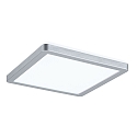 LED Panel ATRIA, 19x19cm, 230V, 11.2W 4000K 900lm, Kunststoff, Chrom matt