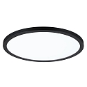 LED Panel ATRIA,  29.3cm, 230V, 16W 4000K 1600lm, Kunststoff, Schwarz