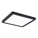 LED Panel ATRIA, 19x19cm, 230V, 11.2W 4000K 900lm, Kunststoff, Schwarz