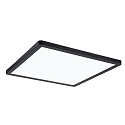 LED Panel ATRIA, 29.3x29.3cm, 230V, 16W 4000K 1600lm, Kunststoff, Schwarz