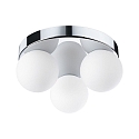 Paulmann wall and ceiling luminaire GOVE G9 IP44, chrome, mat 