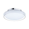 Paulmann Applique et plafonnier LUENA IP44, chrome, mat 