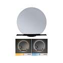 Paulmann mirror with lighting MIRO without frame IP44, mat, black 