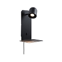 Paulmann Wandleuchte MALENA Leseleuchte, 1x GU10, 230V, IP20, mit USB-C Anschluss, schwarz Paulmann Wandleuchte MALENA Leseleuchte, 1x GU10, 230V, IP20, mit USB-C Anschluss, schwarz