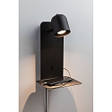 Paulmann Wandleuchte MALENA Leseleuchte, 1x GU10, 230V, IP20, mit USB-C Anschluss, schwarz Paulmann Wandleuchte MALENA Leseleuchte, 1x GU10, 230V, IP20, mit USB-C Anschluss, schwarz