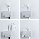 Lampe de lecture HALINA LED avec connexion USB IP20