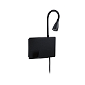 Paulmann LED Wandleuchte HALINA LED Leseleuchte, 3,5W, 2700K, 200lm, 230V, IP20, mit USB-C Anschluss, schwarz Paulmann LED Wandleuchte HALINA LED Leseleuchte, 3,5W, 2700K, 200lm, 230V, IP20, mit USB-C Anschluss, schwarz
