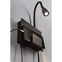 Paulmann LED Wandleuchte HALINA LED Leseleuchte, 3,5W, 2700K, 200lm, 230V, IP20, mit USB-C Anschluss, schwarz Paulmann LED Wandleuchte HALINA LED Leseleuchte, 3,5W, 2700K, 200lm, 230V, IP20, mit USB-C Anschluss, schwarz