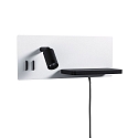 Paulmann Lampe de lecture SERRA LED avec connexion USB, droite IP20, noir, blanche gradable Paulmann Lampe de lecture SERRA LED avec connexion USB, droite IP20, noir, blanche gradable
