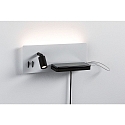 Paulmann Lampe de lecture SERRA LED avec connexion USB, droite IP20, noir, blanche gradable Paulmann Lampe de lecture SERRA LED avec connexion USB, droite IP20, noir, blanche gradable