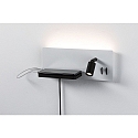 Paulmann Lampe de lecture SERRA LED avec connexion USB, gauche IP20, noir, blanche gradable Paulmann Lampe de lecture SERRA LED avec connexion USB, gauche IP20, noir, blanche gradable