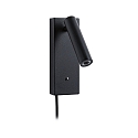 Paulmann Lampe de lecture HULDA LED avec connexion USB IP20, noir gradable Paulmann Lampe de lecture HULDA LED avec connexion USB IP20, noir gradable