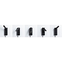 Paulmann Lampe de lecture HULDA LED avec connexion USB IP20, noir gradable Paulmann Lampe de lecture HULDA LED avec connexion USB IP20, noir gradable