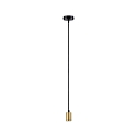 Pendelleuchte RAVI Badleuchte, 1x E27, 230V, IP44, schwarz/gold