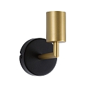 bath luminaire RAVI E27 IP44, gold, black 
