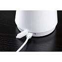 Paulmann Lampada da tavolo a batteria ONZO con connessione USB, con dimmer a sfioramento IP44, lucido, bianco dimmerabile
