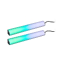 Paulmann light bar set of 2, RGB IP20, black dimmable