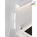 Paulmann Lampada da parete JARINA LED con interruttore, con connessione USB, con ripiano IP20, Bianco dimmerabile