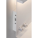 Paulmann Lampada da parete JARINA LED su / gi, con interruttore, con connessione USB IP20, Bianco dimmerabile
