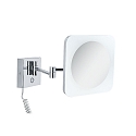 Paulmann LED Kosmetikspiegel HomeSpa JORA, IP44, 230V, 3.3W, WhiteSwitch, mit Touch-Schalter, Chrom / Wei