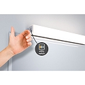 Paulmann LED Spiegelleuchte HomeSpa LUNO, IP44, WhiteSwitch, inkl. Nherungs-Sensor, Alu, 59cm, 8W 930lm