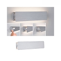 Paulmann wall luminaire KATLA WL IP20, brushed aluminium  Paulmann wall luminaire KATLA WL IP20, brushed aluminium