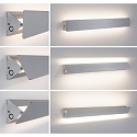 Paulmann Lampada da parete KATLA WL IP20, Alluminio spazzolato  Paulmann Lampada da parete KATLA WL IP20, Alluminio spazzolato
