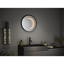 Paulmann Miroir avec �clairage MIRO 3D LED INFINITY rond, Tunable White IP44, noir mat gradable