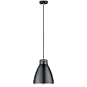 Paulmann Luminaire  suspension NEORDIC ROALD  1 flamme E27, cuivre, mat, noir mat gradable