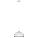 Paulmann Paulmann Pendant luminaire Neordic Embla 1 flame, white/gold