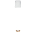 Paulmann Lampadaire NEORDIC STELLAN à 1 flamme, avec abat-jour E27, bois, blanche gradable Paulmann Lampadaire NEORDIC STELLAN à 1 flamme, avec abat-jour E27, bois, blanche gradable