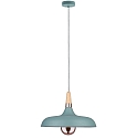 Paulmann Paulmann Pendant luminaire Neordic Juna 1 flame, soft green/copper/wood, 34cm